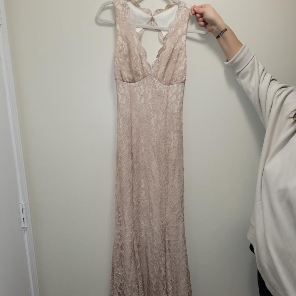 Champagne Prom Dress